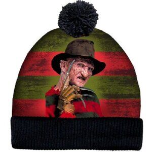 New Freddy Krueger Beanie Hat Adult Winter Horror Movie Nightmare on Elm Street